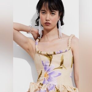 & Other Stories Floral Bubble Top NWT